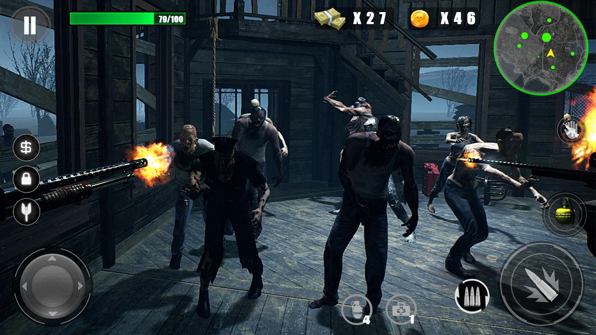 Captura de Tela do Jogo Zombie Sniper Shooting- Free Battlegrounds Gun War