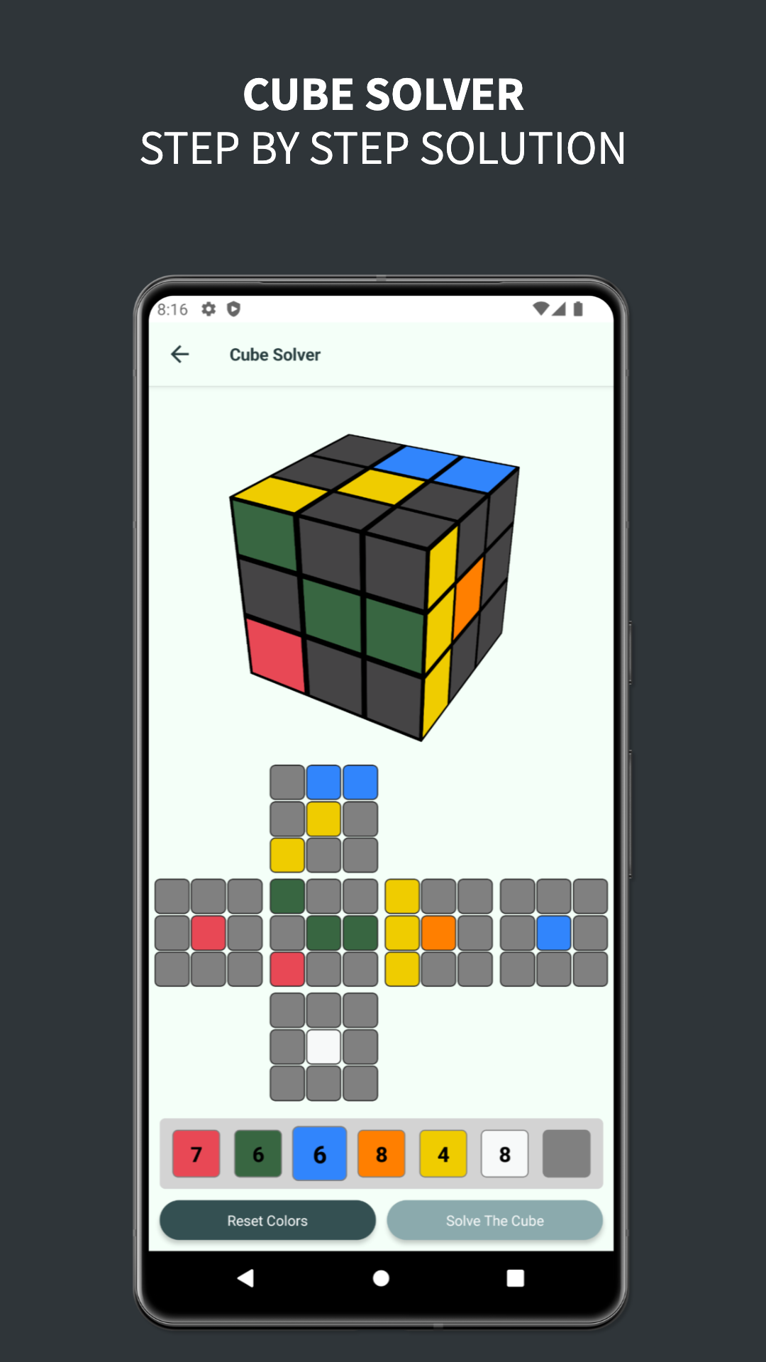 Rubik's cube deals solver app