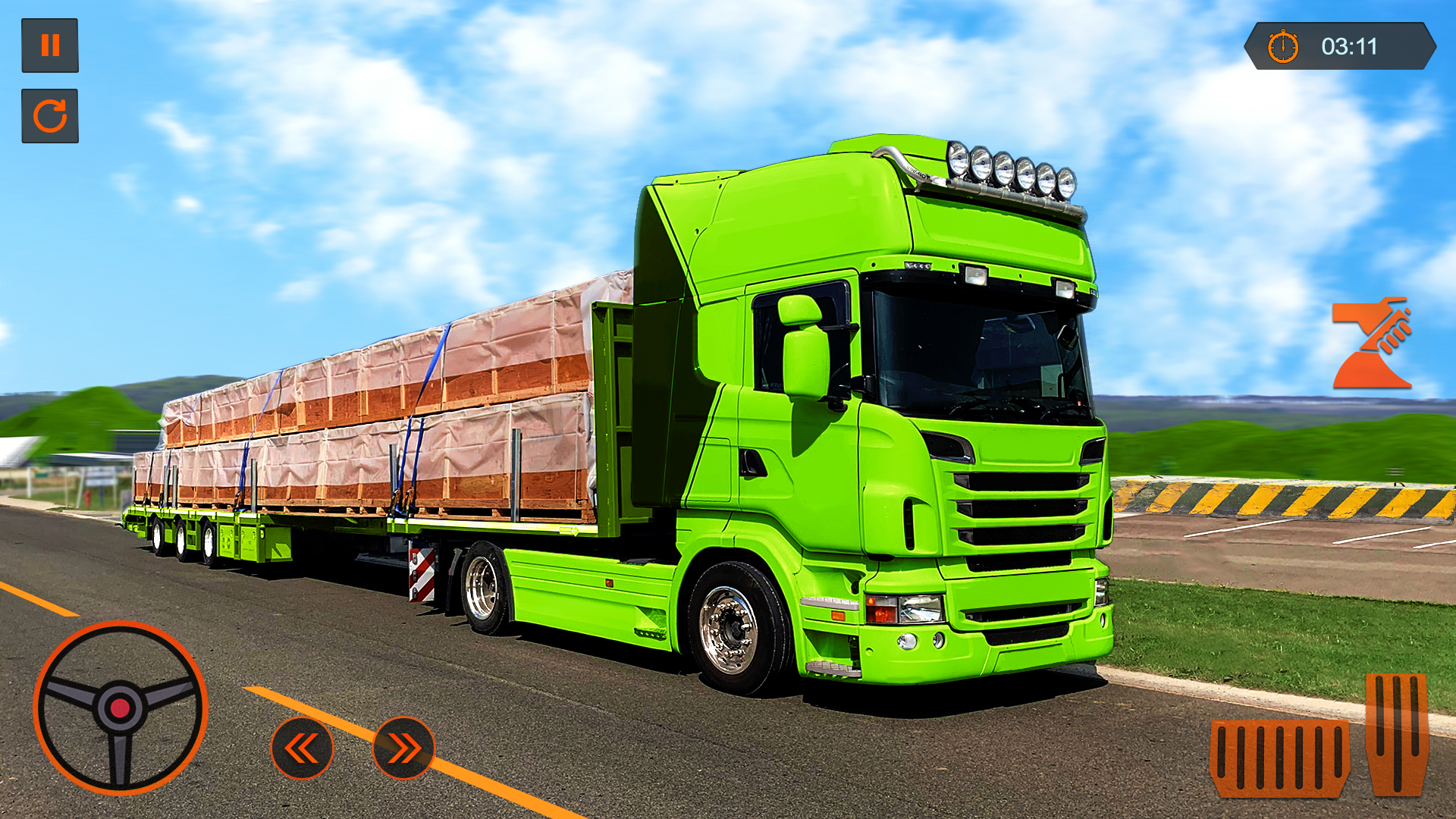US Truck Driver Euro Truck Sim Game Screenshot