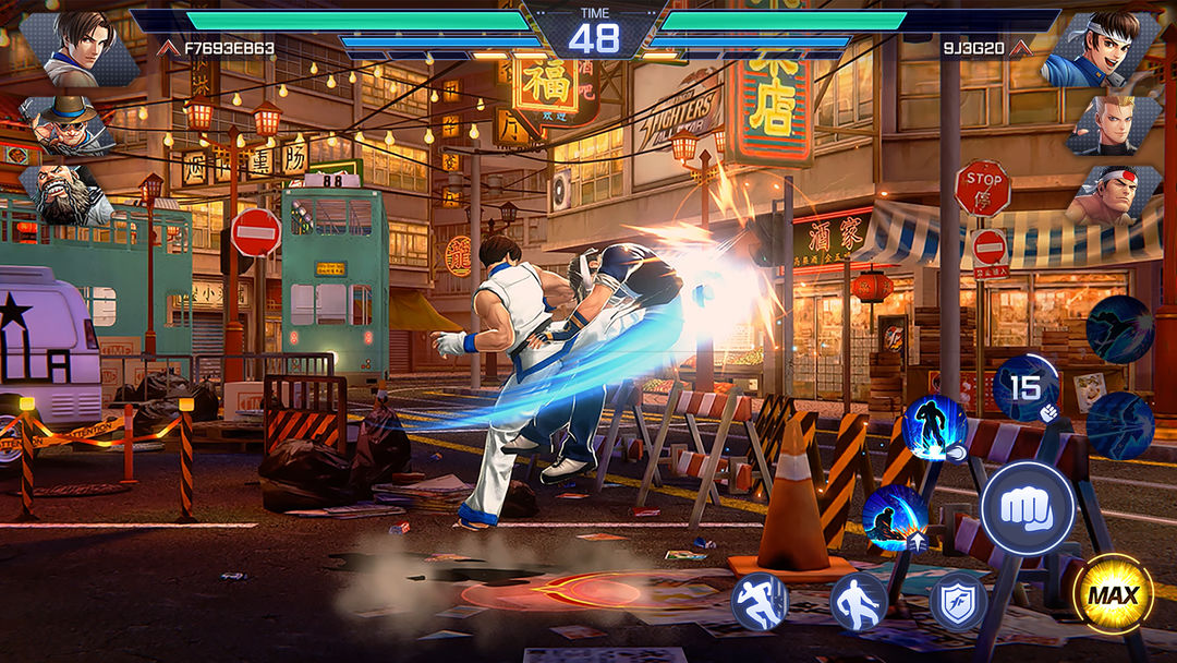 The King of Fighters ARENA ภาพหน้าจอเกม