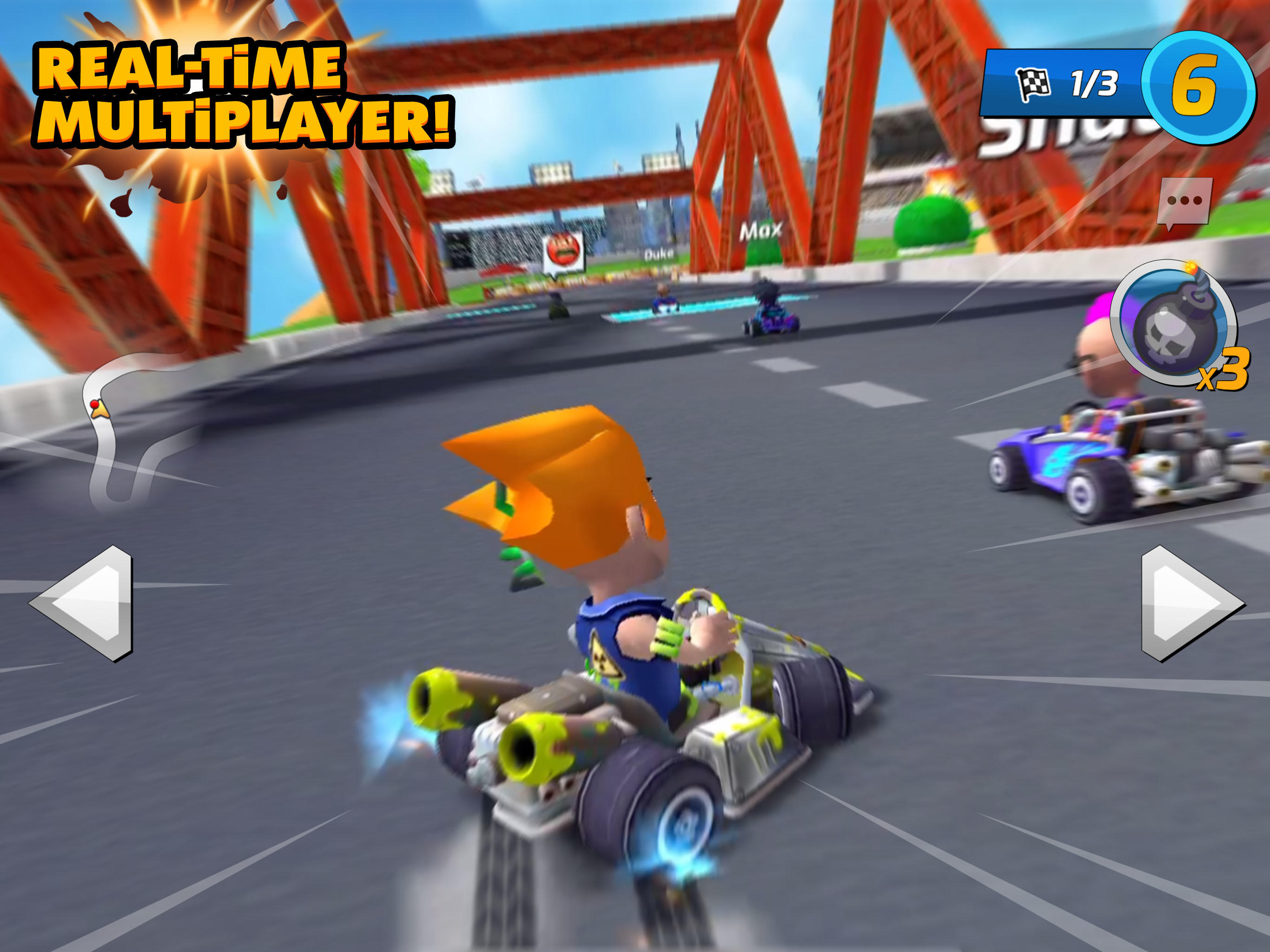 Boom Karts Multiplayer Racingのキャプチャ