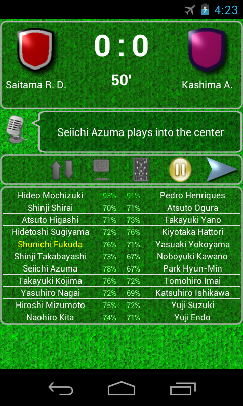 True Football 2 ゲームのスクリーンショット