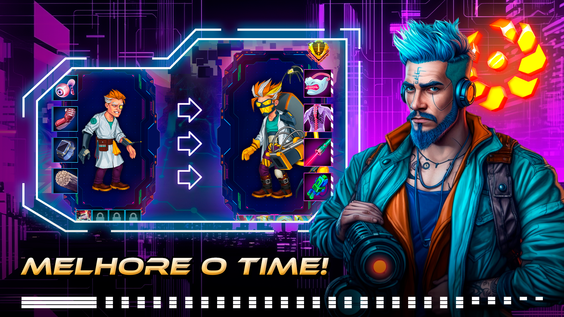 Captura de Tela do Jogo Olympus Hero: Sci-Fi RPG