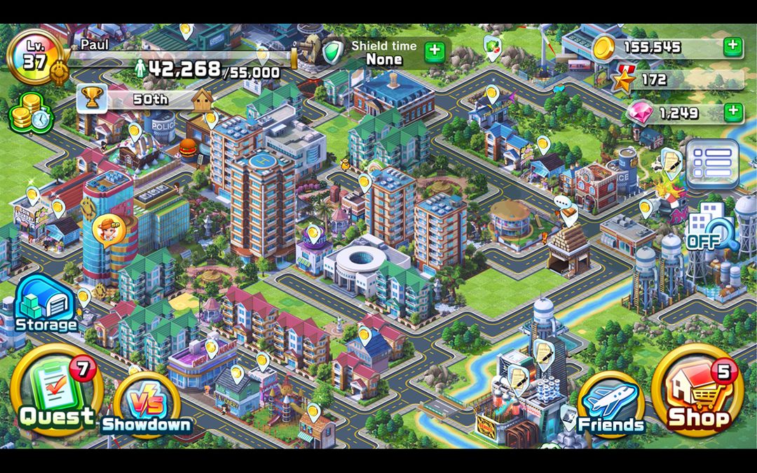 Downtown Showdown screenshot game
