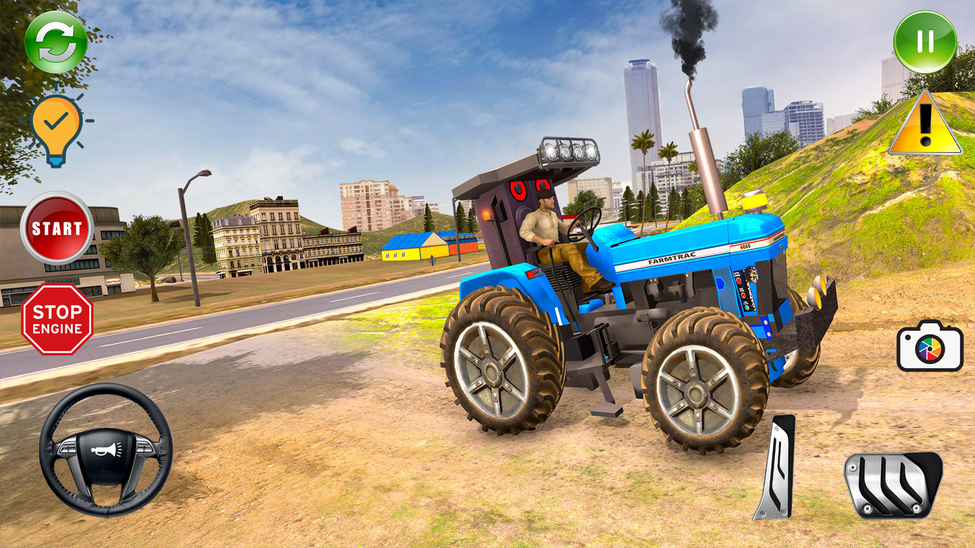 Screenshot of Farming Games 3d: Tractor Game