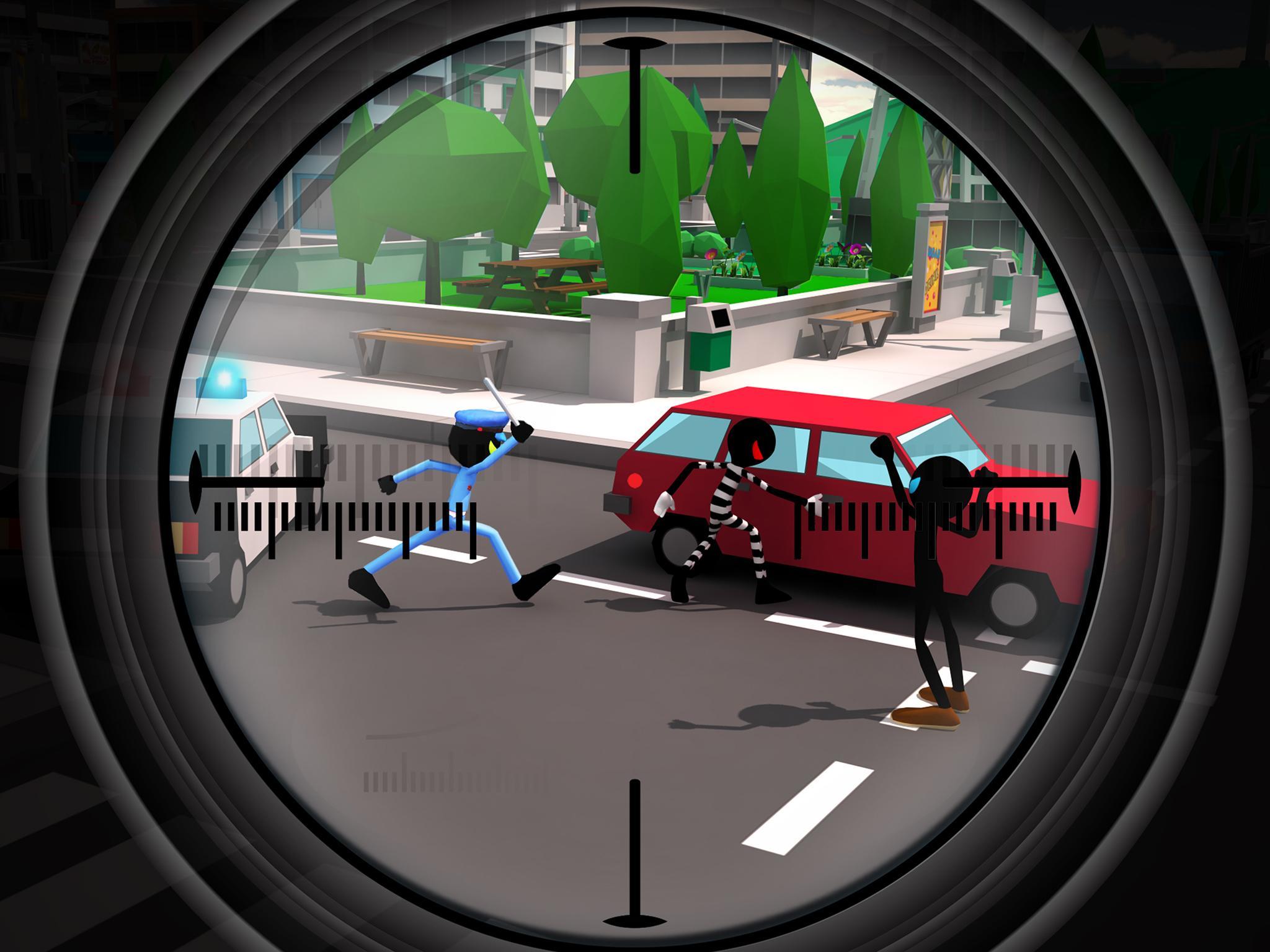 Stickman Sniper Squad 2017 Game Screenshot