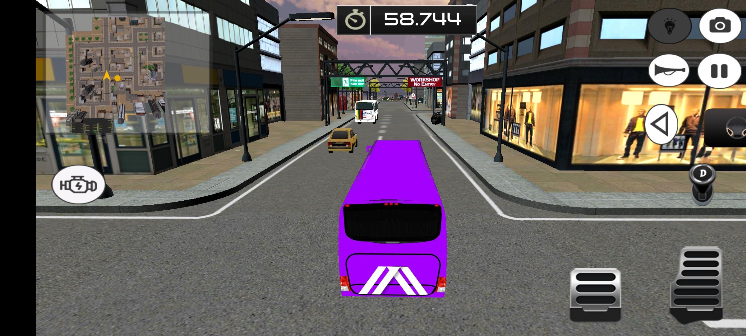 Bus pick up simulator 3D Game Screenshot