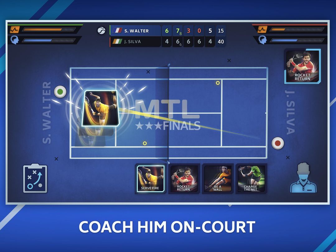 Tennis Manager Mobile screenshot game