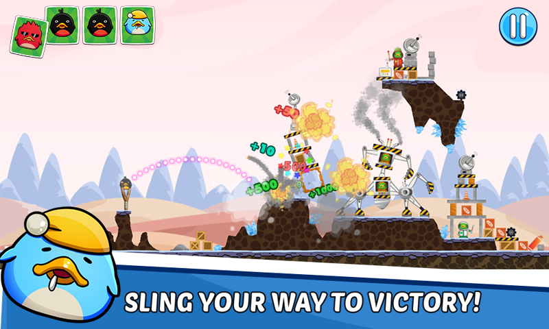 Angry Duck - Angry Chicken - Knock down Game Screenshot