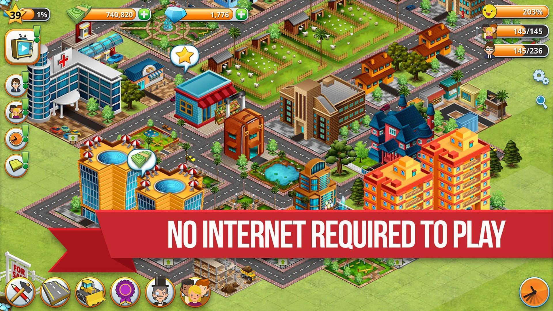Village Island City Simulation Game Screenshot
