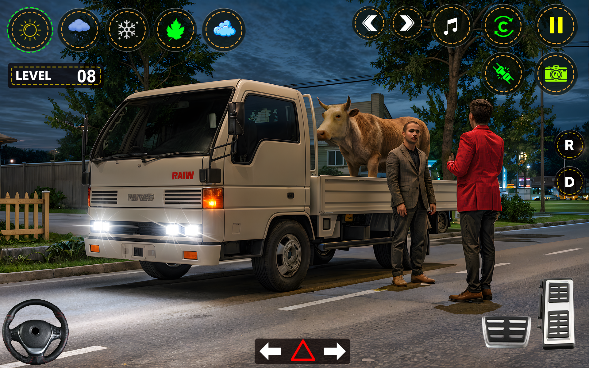 Farm Animal Cargo Truck 3d Game Screenshot