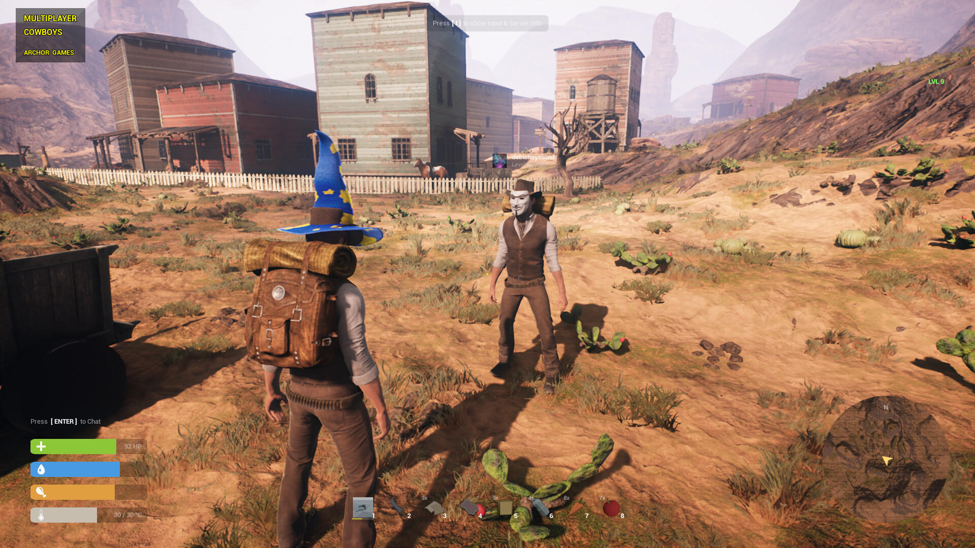 Multiplayer Cowboys ภาพหน้าจอเกม