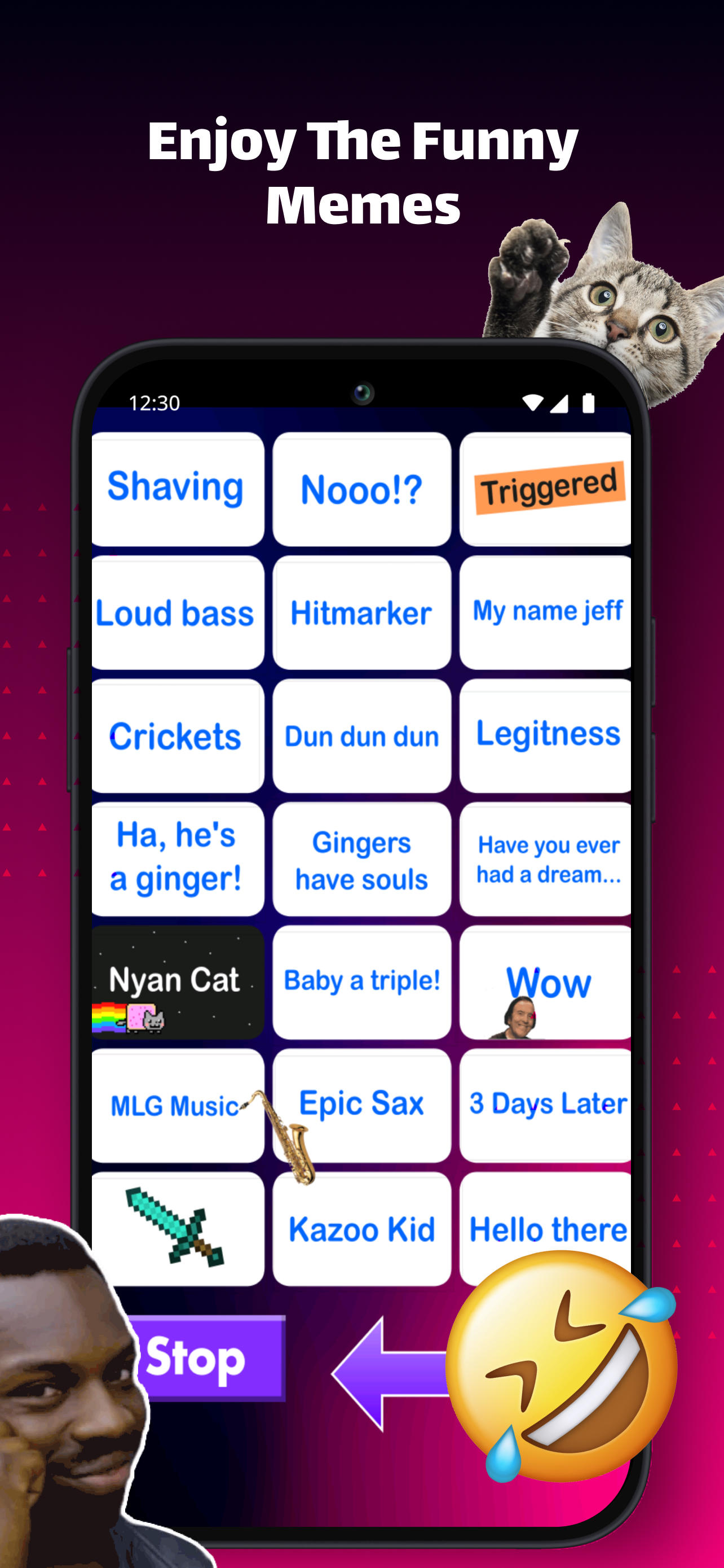 Meme Soundboard Game Screenshot