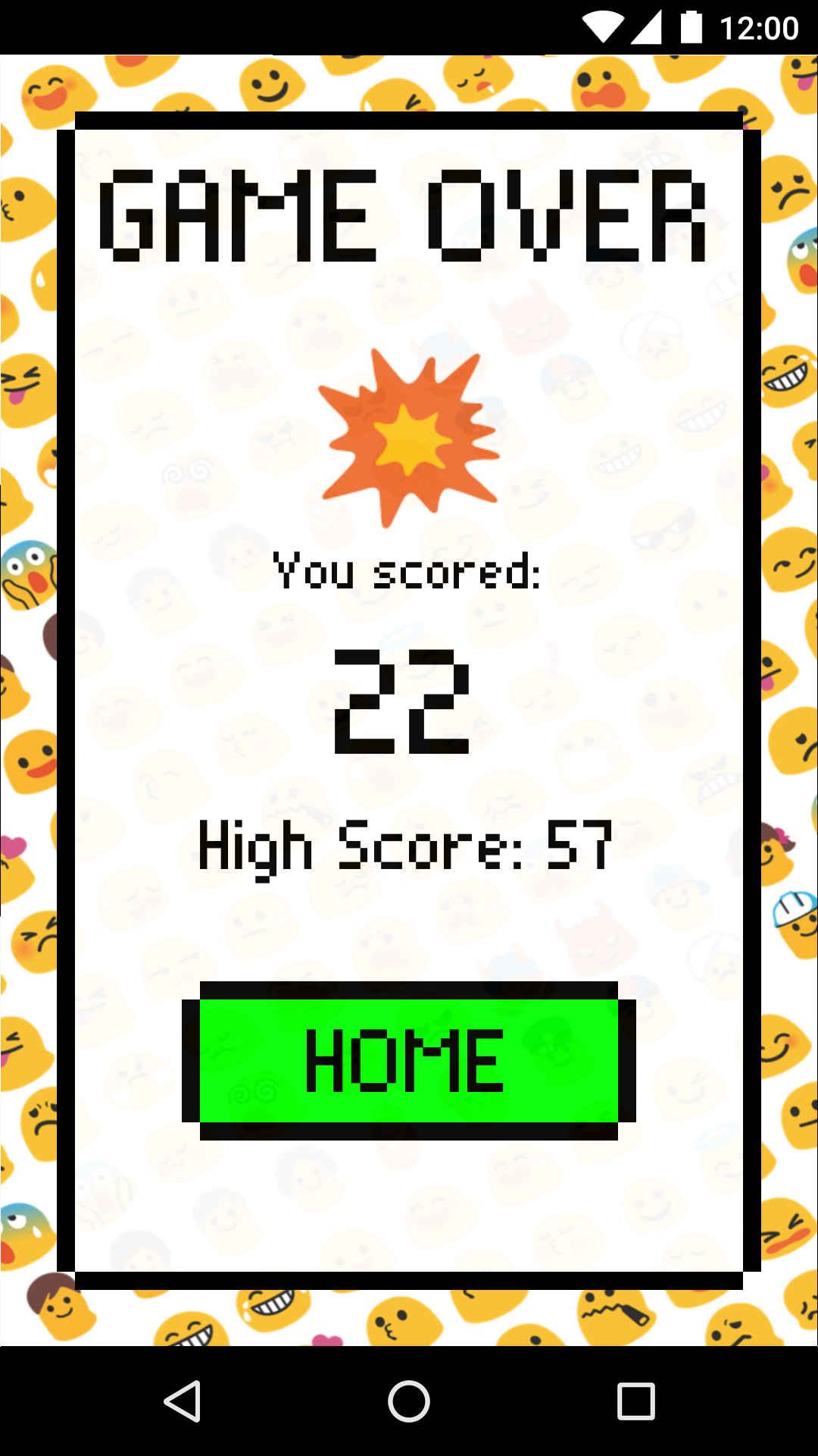 HungerMoji - Notification Game 게임 스크린샷