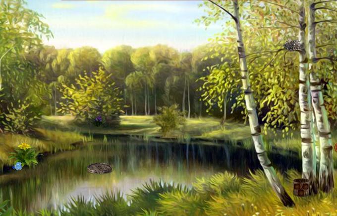 脱出ゲームウサギ川 ゲームのスクリーンショット