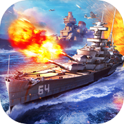अजेय युद्धपोत- 3 डी रणनीति नौसेना युद्ध खेल