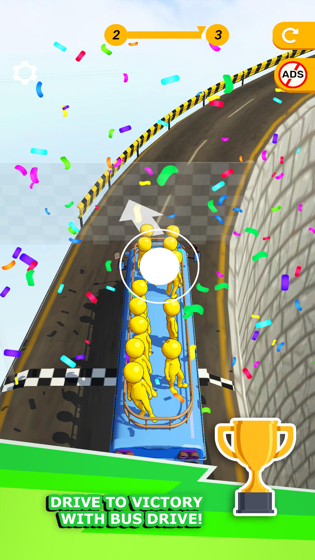 Bus Drive 3D Game Screenshot