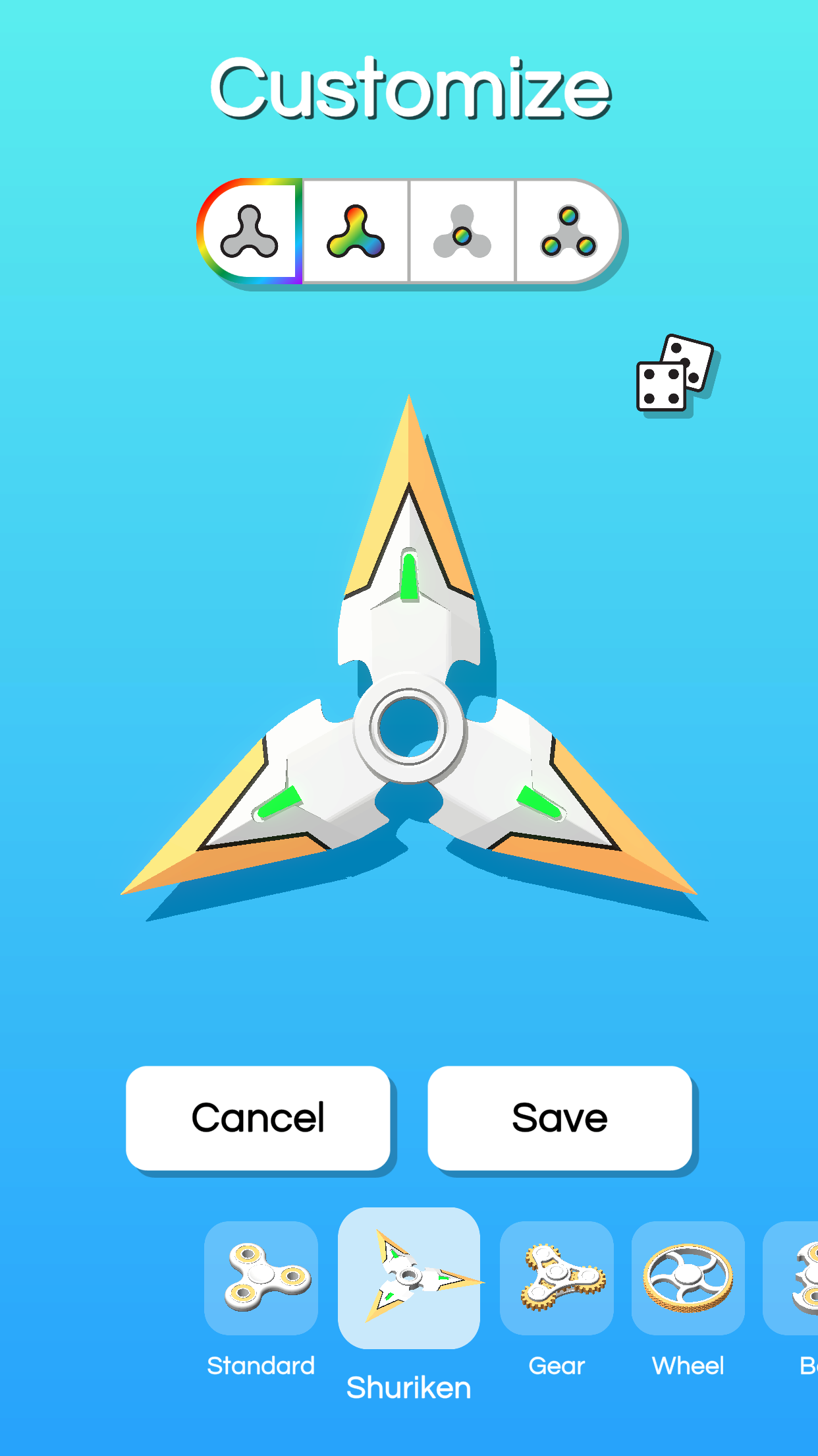 Fidget Spinner Designer 3D Game Screenshot