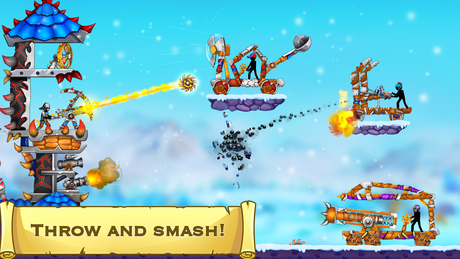 Скриншот игры The Catapult 2 : bone masters