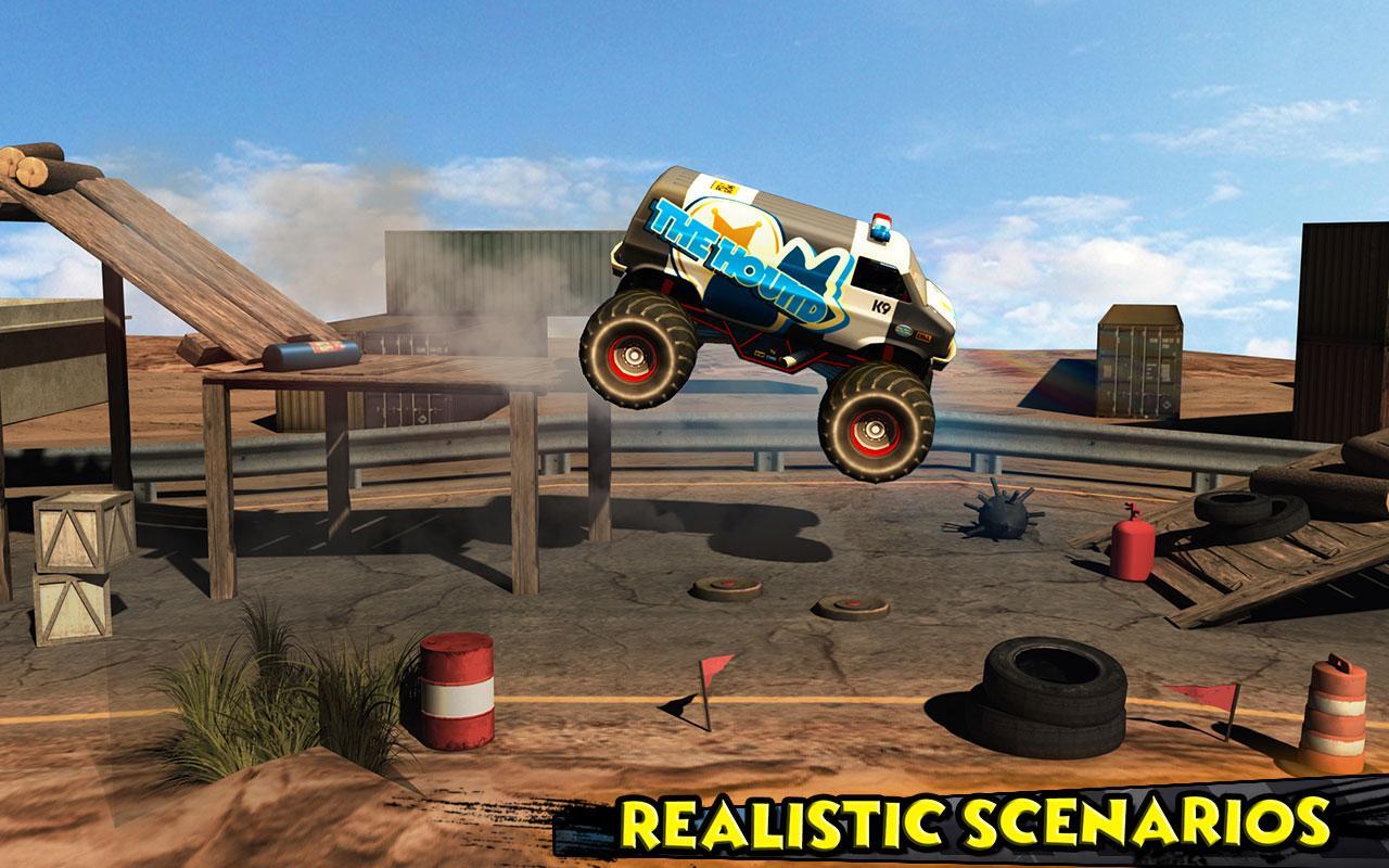 Monster Truck Rider 3D Game Screenshot