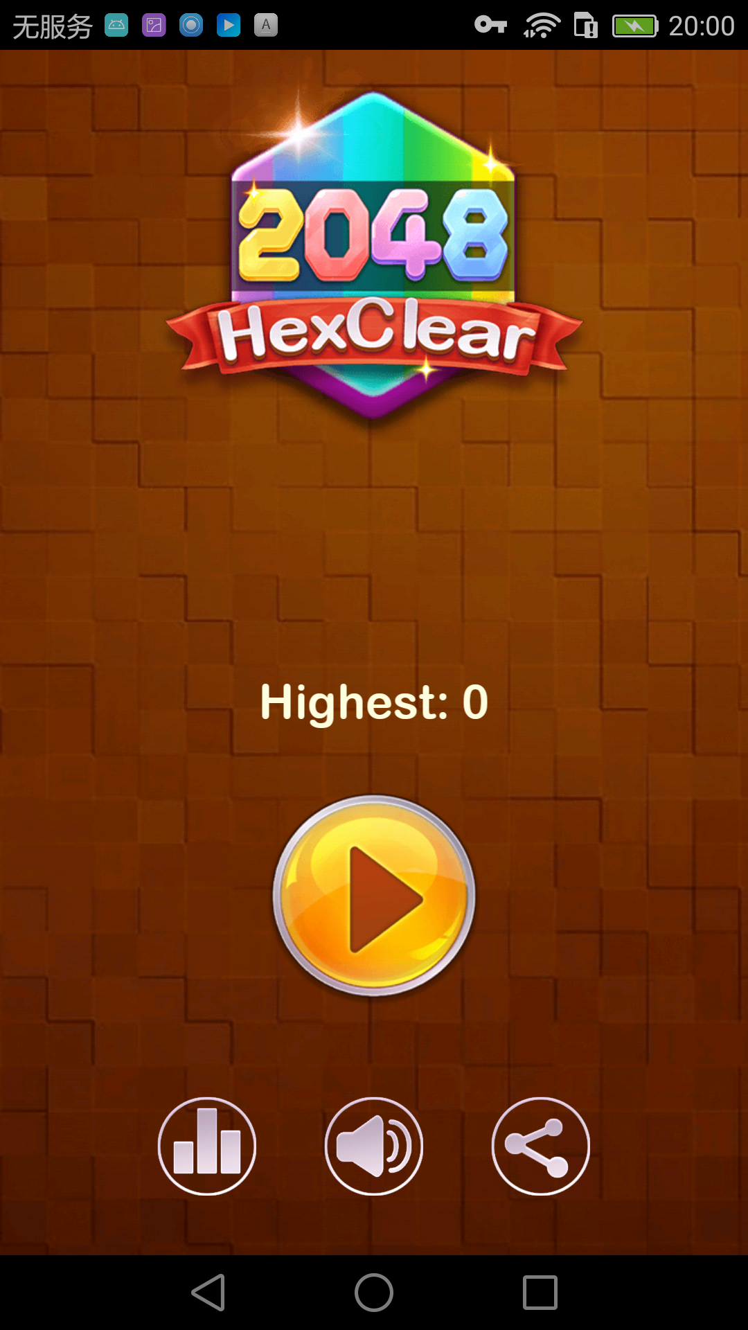 Cuplikan Layar Game 2048 Hex Clear