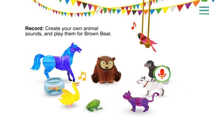 Eric Carle’s Brown Bear Animal Parade Game Screenshot
