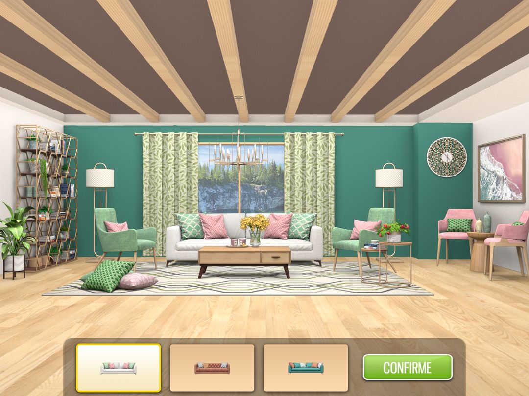 Screenshot of Home Design Dreams house games