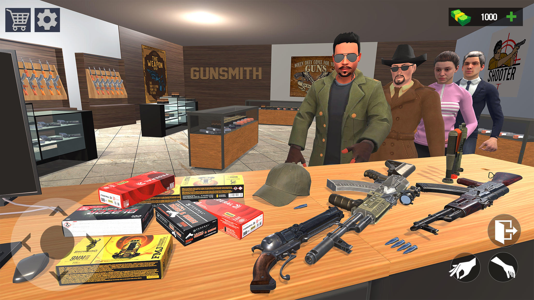 Gun Store Simulator Game Game Screenshot