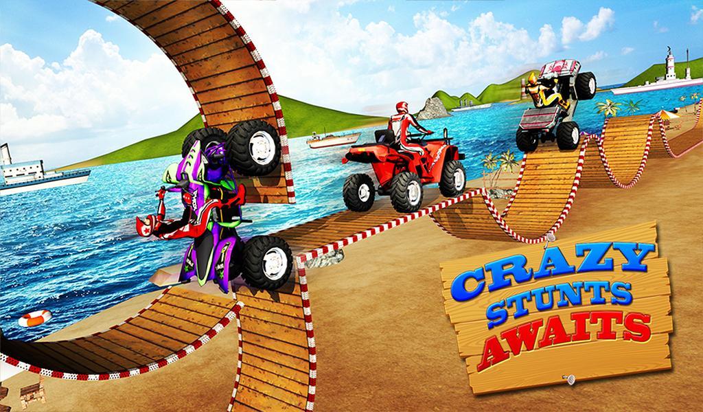 Beach Bike Stunts 2016 Game Screenshot