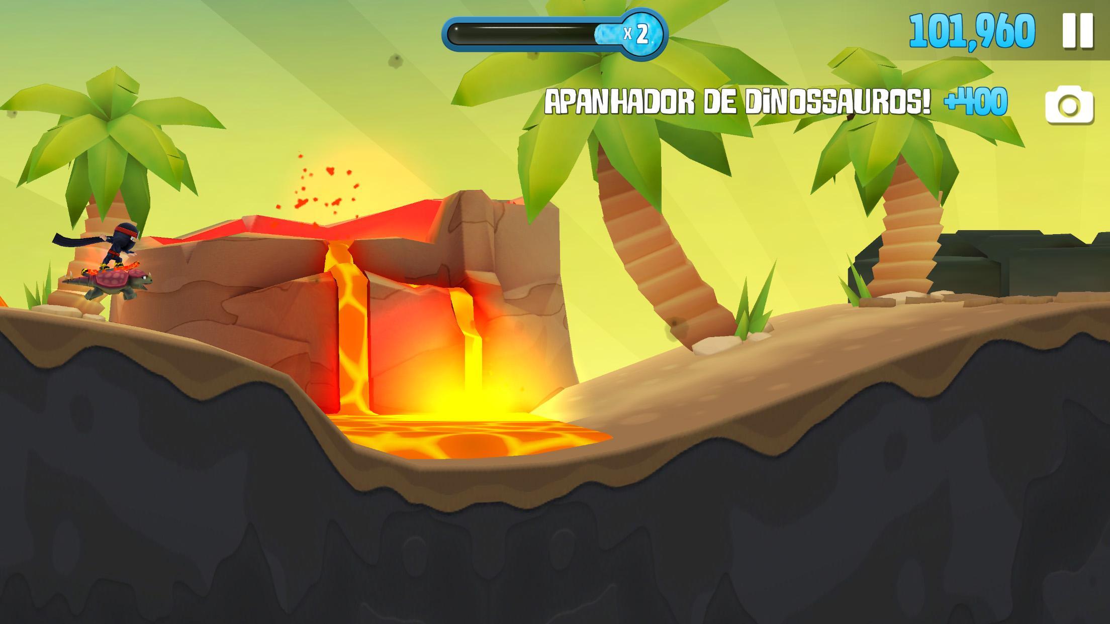 Captura de Tela do Jogo Ski Safari 2