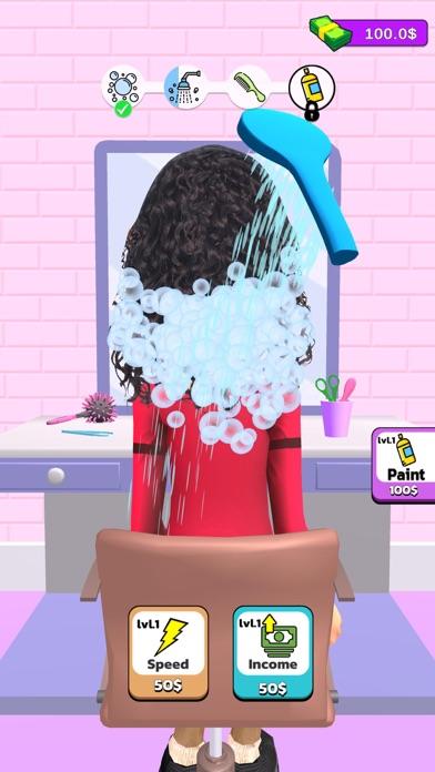 Hair Salon: Idle Clicker Game Game Screenshot