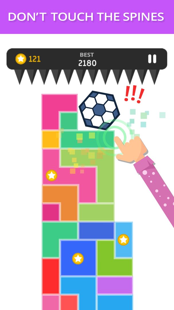 Hexagon Flip ภาพหน้าจอเกม