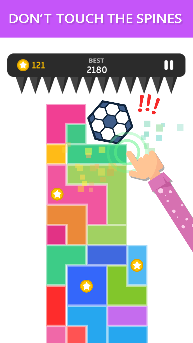Hexagon Flip Game Screenshot