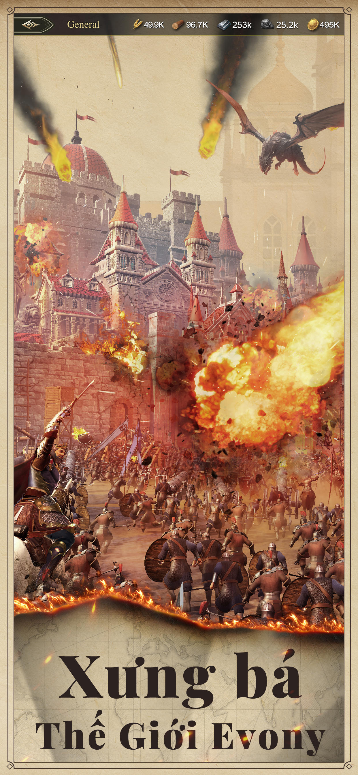 Evony - Vị Vua Trở Lại Game Screenshot