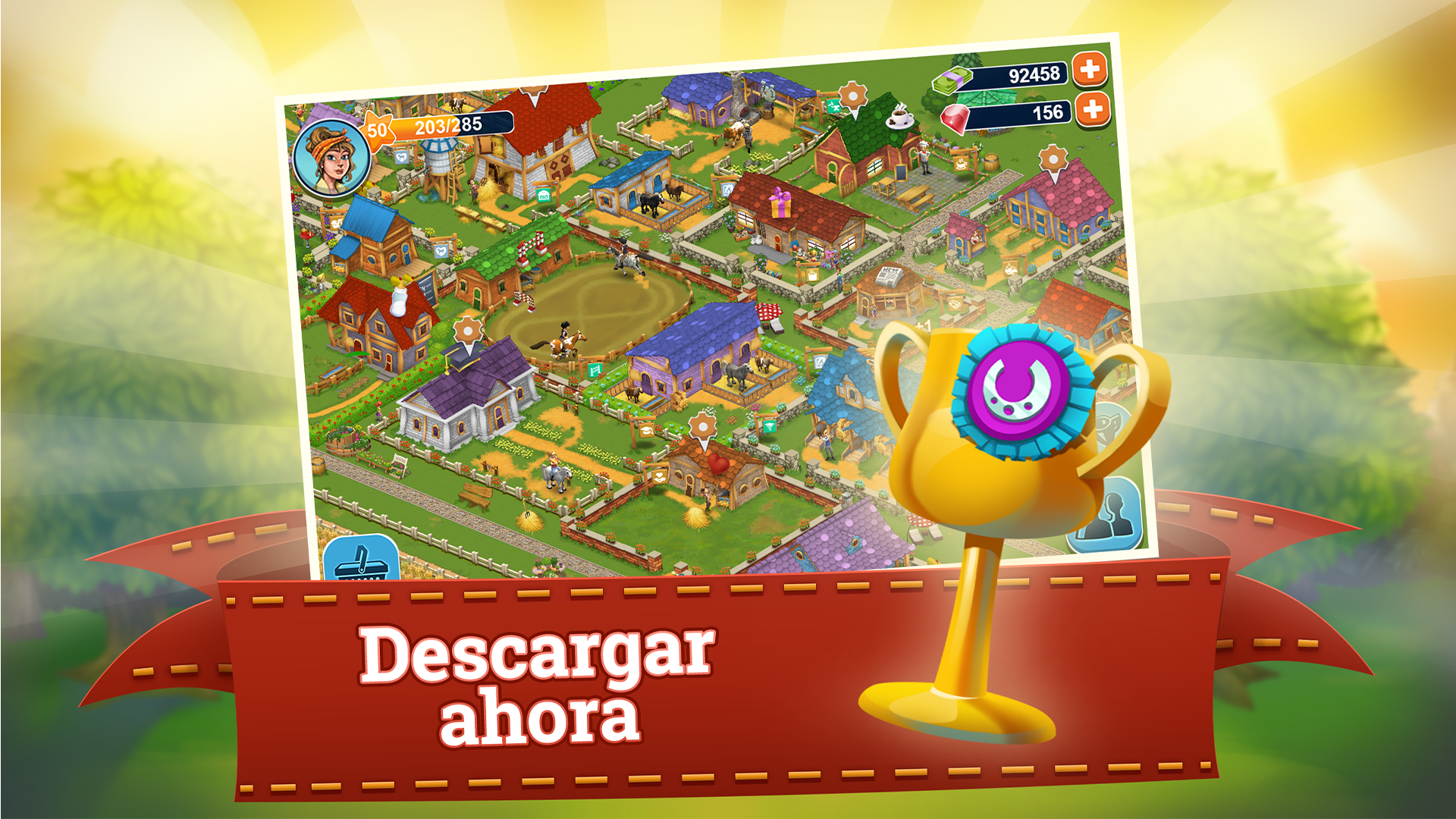 Captura de Pantalla del Juego Horse Farm