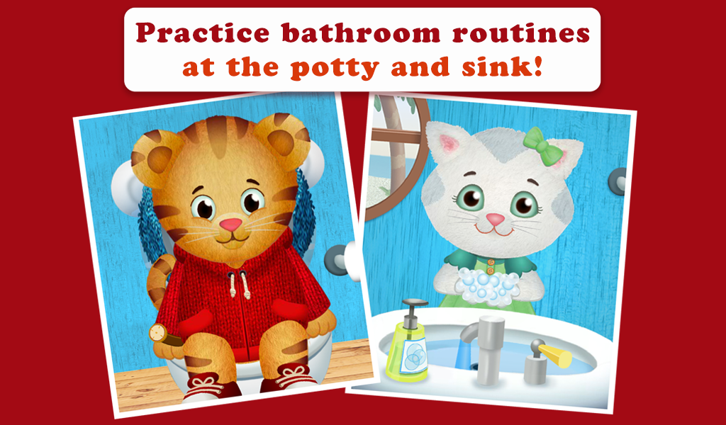 Daniel Tiger's Stop & Go Potty ゲームのスクリーンショット