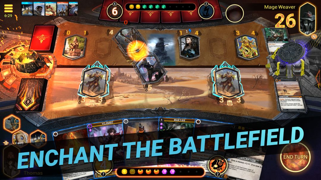 Screenshot of Mythgard CCG