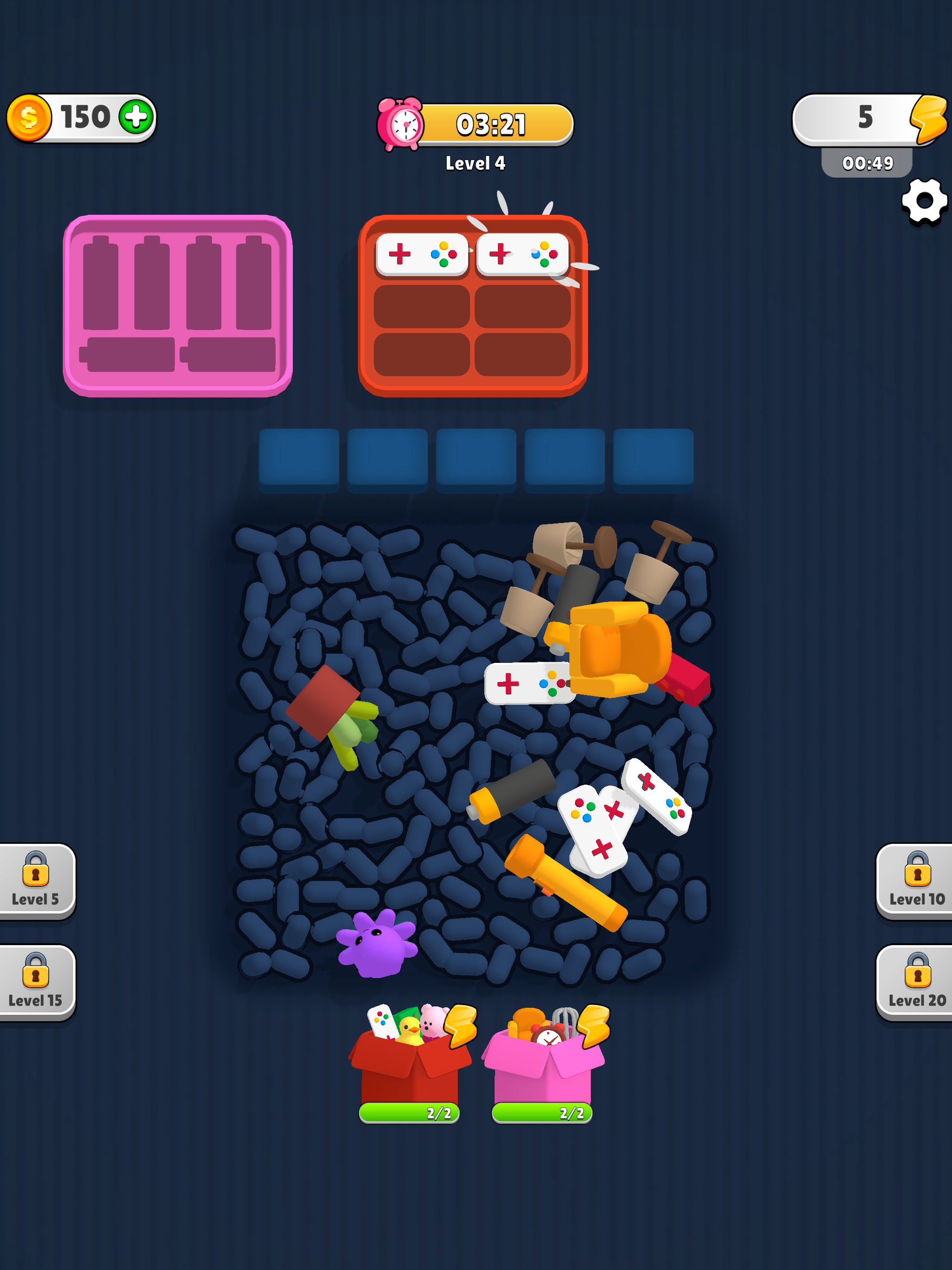 Pack Match Game Screenshot