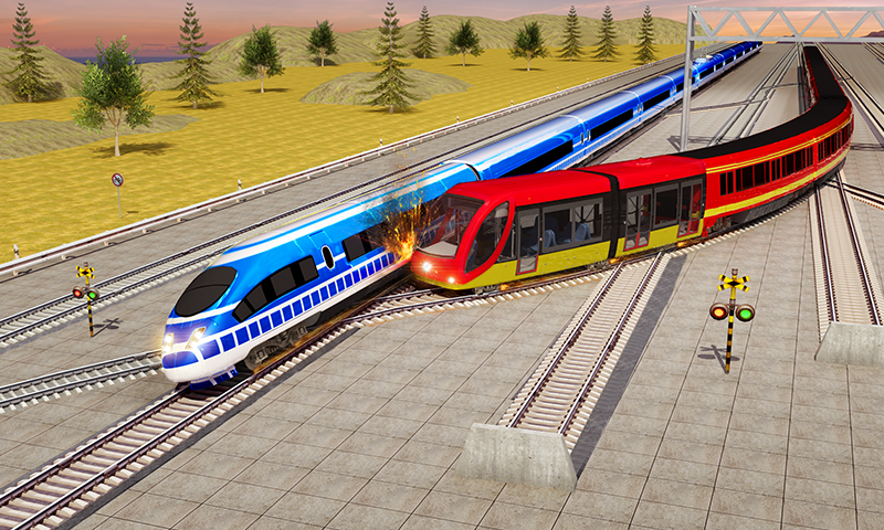 Indian Train City Pro Driving : Train Game Game Screenshot