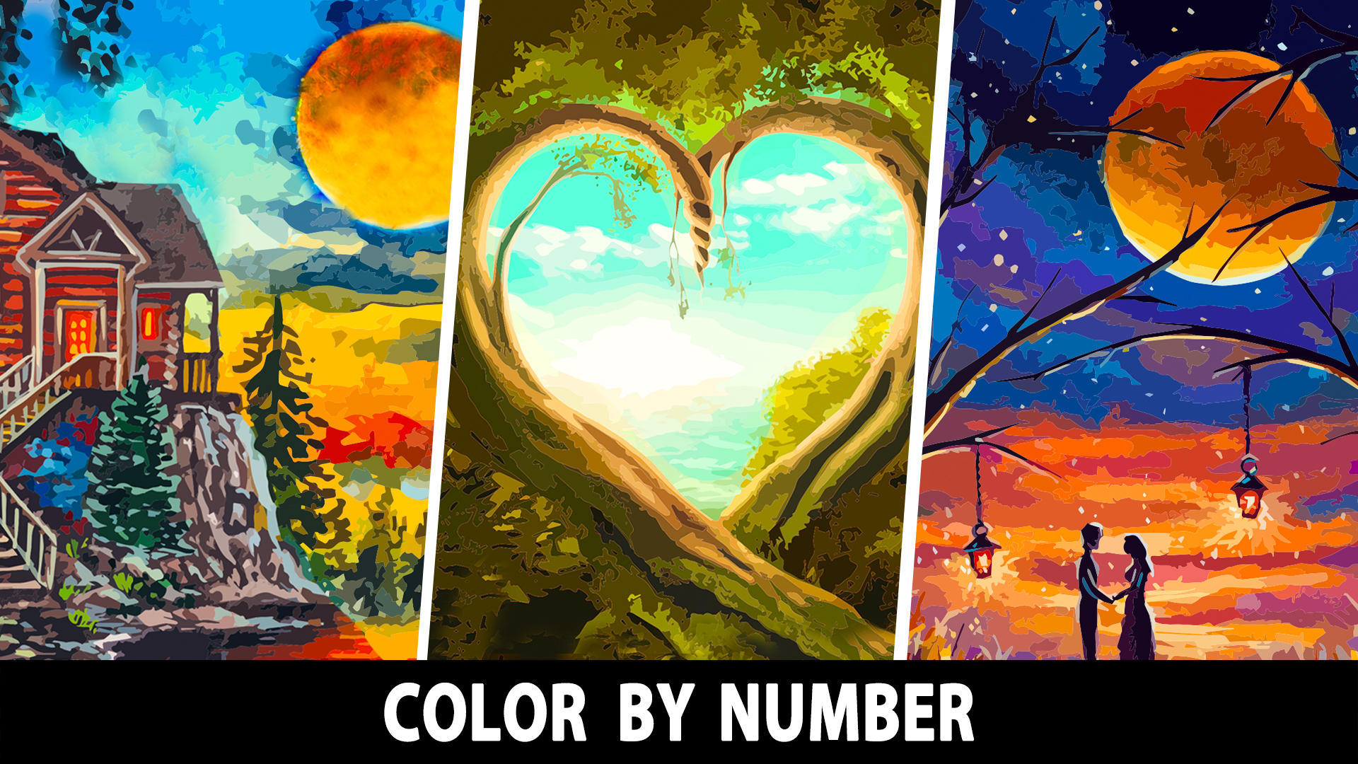 Screenshot of ColorPlanet® Oil Painting game