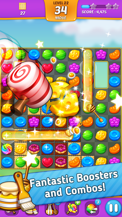 Lollipop: Sweet Taste Match3 Game Screenshot