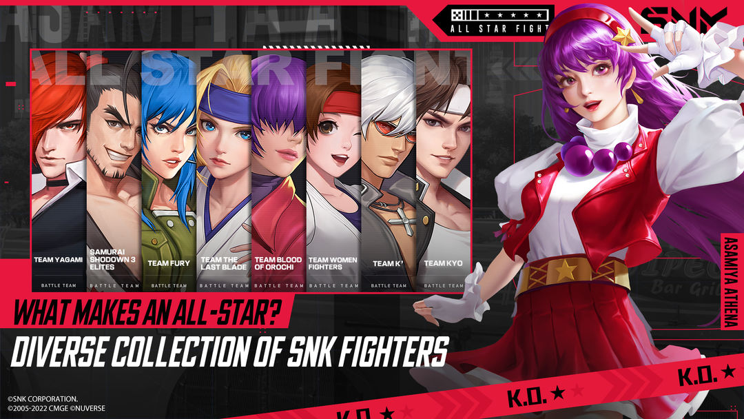 SNK:All-Star Fight ภาพหน้าจอเกม