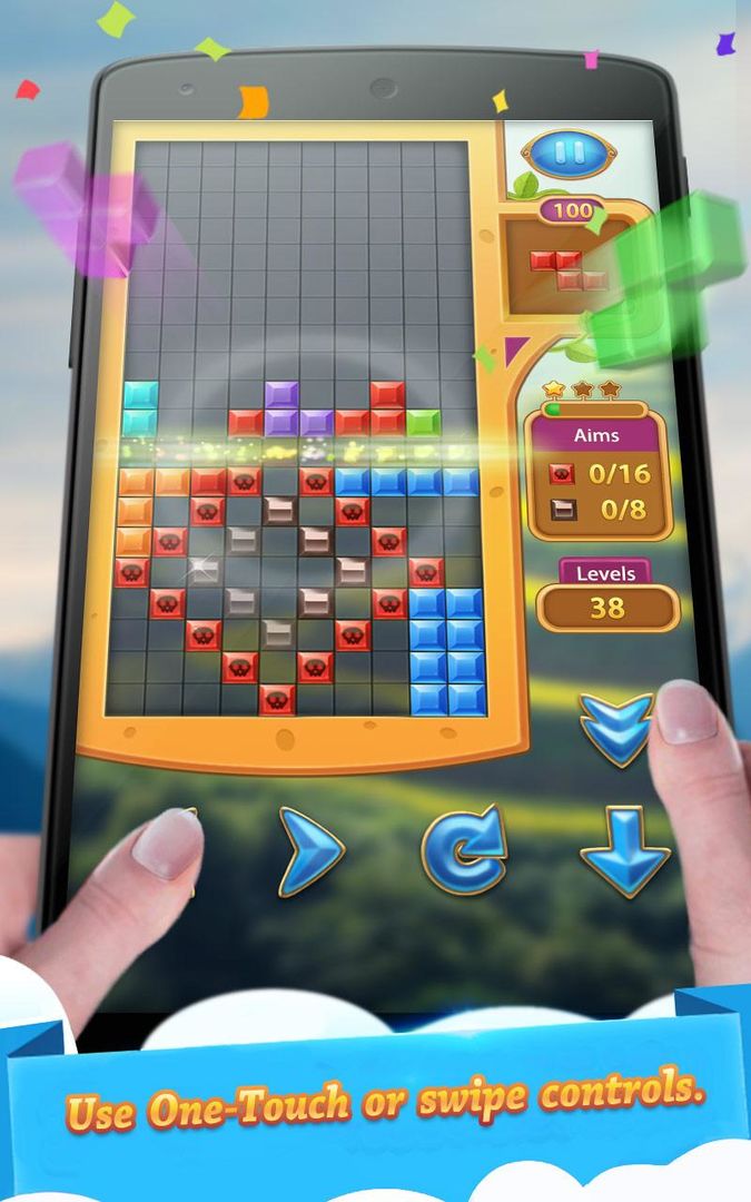 Screenshot of Brick Tetris Classic - Block Puzzle Game