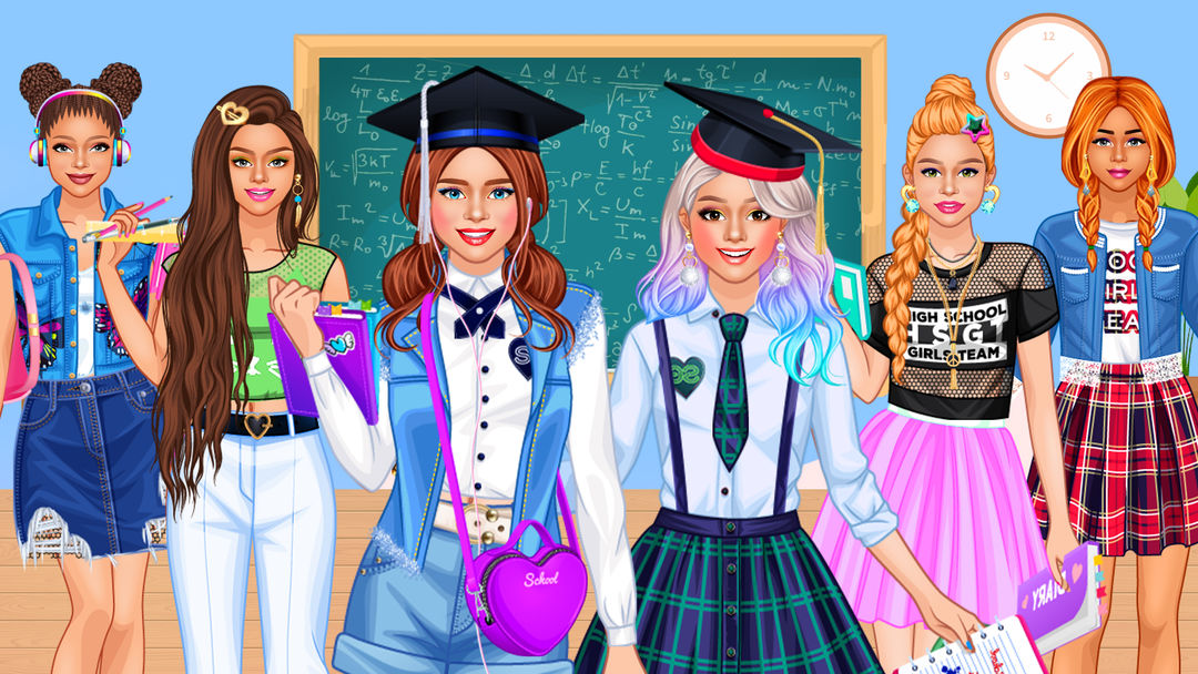 Screenshot of High School BFFs: Girls Team