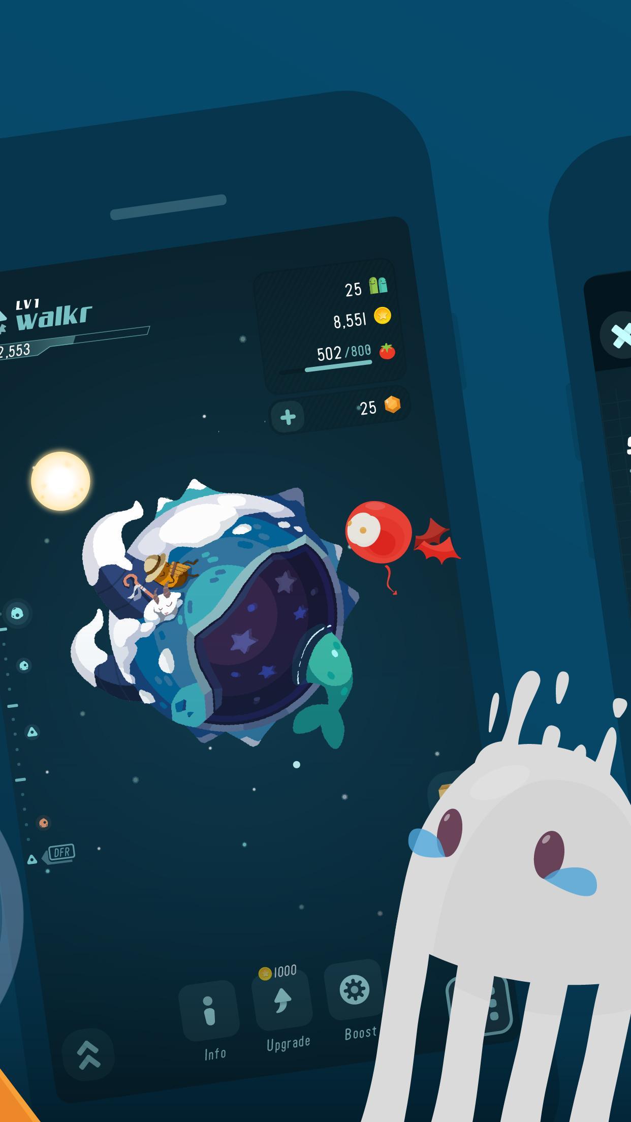 Walkr: Fitness Space Adventure Game Screenshot