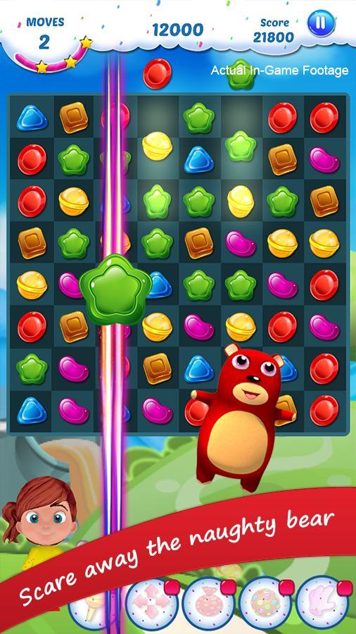 Gummy Candy - Match 3 Game 게임 스크린 샷