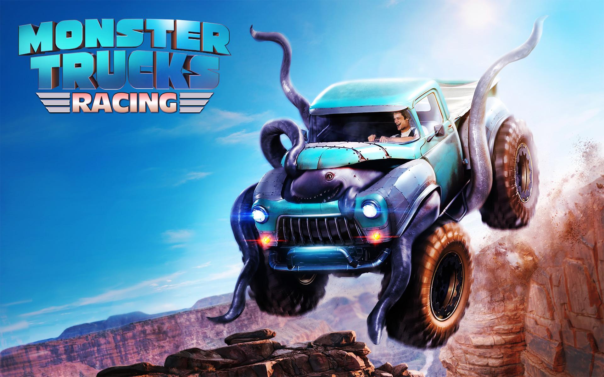 Скриншот игры Monster Trucks Racing 2021