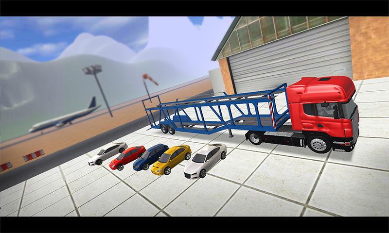 Cargo Plane Car transporter 3D ゲームのスクリーンショット