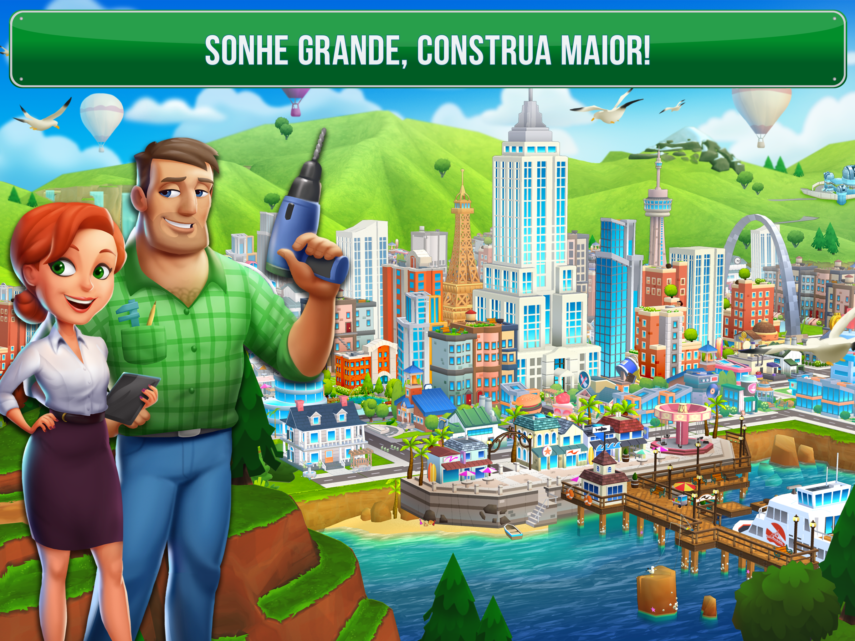 Captura de Tela do Jogo Dream City: Metropolis