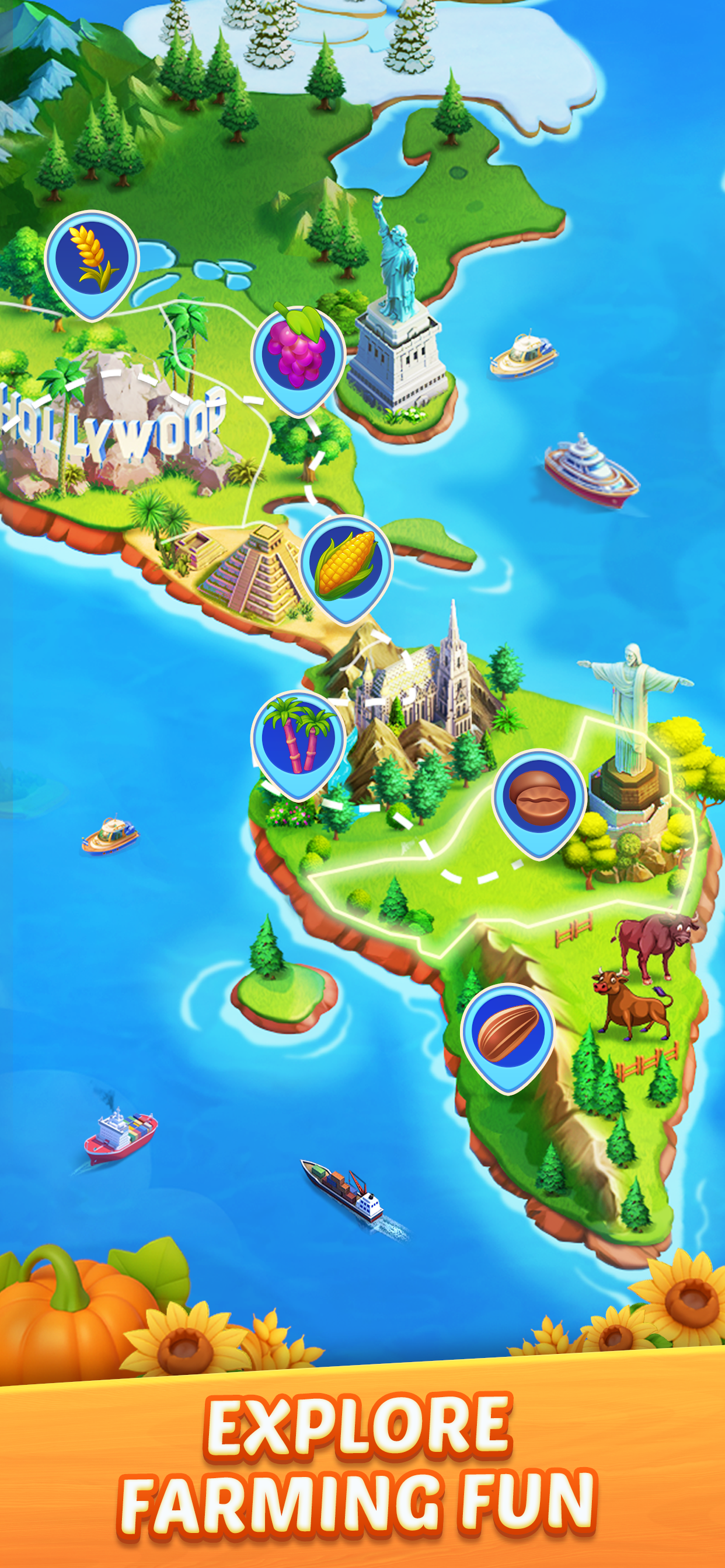 Solitaire Farm Adventure Game Screenshot